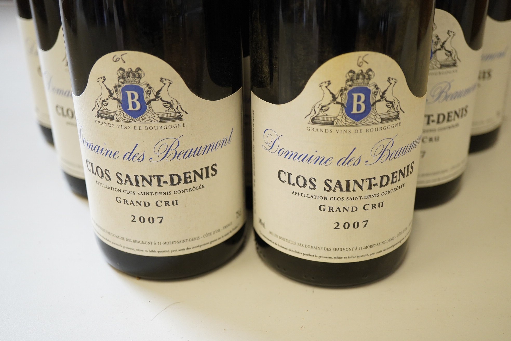 Domaine des Beaumont, Clos Saint-Denis Grand Cru, 2007